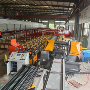 數(shù)控鋸切套絲打磨生產線